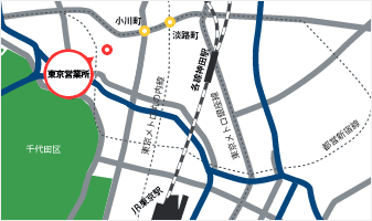 東京営業所マップ